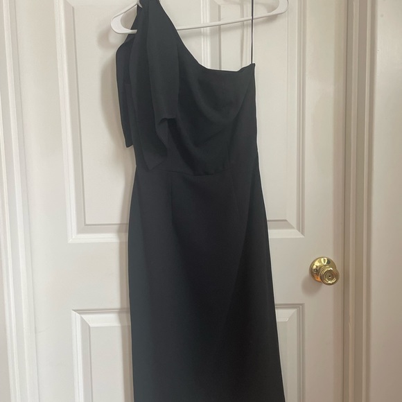 Dress the Population One Shoulder Black Dress - Picture 2 of 5